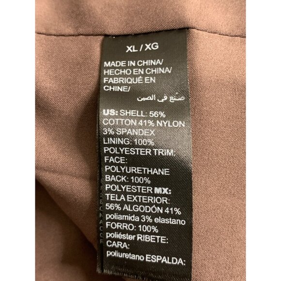 White House Black Market Women's Brown Long Coat XL EUC Button Lined 7246 - Picture 10 of 12